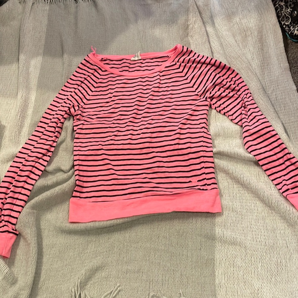Victoria’s Secret pink pajama top